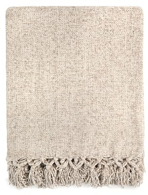 Emma Barclay Throw Blanket For Sofas Bed Extra Large Soft Chenille Throws For Settees In Dove Grey Throw Fleece Blankets - Darcy Collection 60 x 80 (152cm x 203cm) Dove Grey