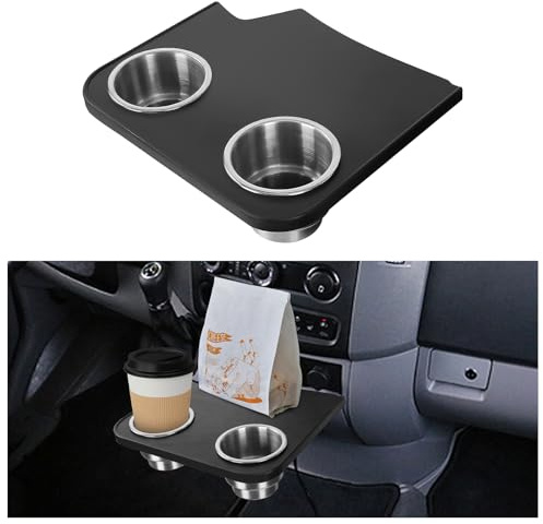 RV Cup Stainless Holder Accessories for Mercedes-Benz Camper Van 2006-2018 Sprinter NCV3 Snack Tray Phone Table