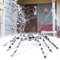 Halloween Riesen Spinne Deko 2024 - Schwarze, Weiche, Haarige, Gruselige Outdoor-Dekoration für Hof-Party - Realistische Große Spinnen Requisiten 60cm, 90cm, 120cm