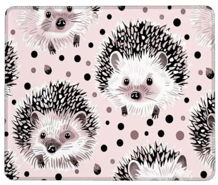 Tapis de Souris de Jeu, Mouse Pad de Bureau, 29 x 24 cm Imperméable et Antidérapante Tapis de Souris Rose, Tapis Souris Mignon avec Surface Spéciale Améliore la Vitesse et la Précision, Mousepad M-7