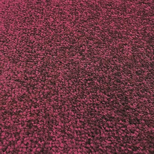 Tuda Carpets | Imperial 6.5mm Pile Budget Carpet with Felt Backing, 8.5mm Total Height | Raven Plum (48) - 4m x 4.5m (13ft1 x 14ft9)