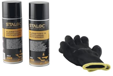 Staloc Klebereste Entferner - Klebstoffentferner zur Reinigung hartnäckiger Klebereste, Kleber Entferner, 400ml - 2 Stück