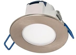 OVIA Scolmore Click Inceptor Pico IP65 Dimmable LED Downlight 2700K Satin Chrome
