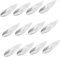 Zerodeko 12 Pezzi Cucchiaino Di Kiwi Cucina Notizia in Anticipo Strumento Affettatrice Cucchiaio Da Scavo Pulito Cucchiaio Tagliato Di Kiwi Cutter Accessori Silver Acciaio Inossidabile 430
