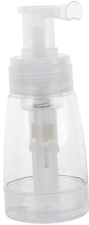 minkissy Dry Shampoo Powder Dispenser Spray Bottle Talcum Powder Travel Bottle Reusable Plastic Locking Nozzle Random Color