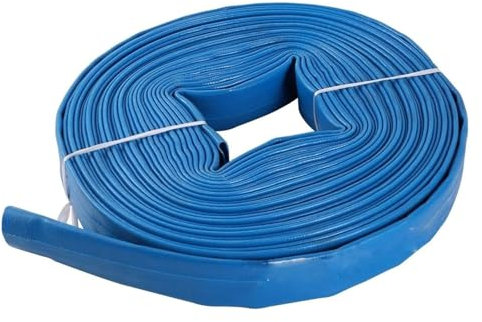 Ya Song Tubo flessibile for irrigazione da giardino da 5 m, 1/1,5/2 pollici, for frutteti, terreni agricoli, giardinaggio, irrigazione, tubo flessibile blu