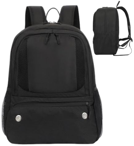 Kixolazr Fußball Rucksack,Atmungsaktiver Sportrucksack - Mit Schuhefach Atmungsaktiv Große Kapazität Ergonomisch Geruchsresistent Für Reisen Schule Fitnessstudio Radfahren