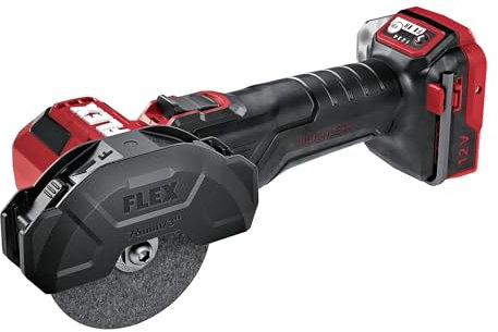 FLEX Akku Mini-Winkelschleifer LBE 76 12-EC Set (Abmessung 235 × 75 × 120 mm, Gewicht 0,85 kg, 12 V Akku) 531718