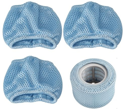 3 Stück für Mspa Whirlpool Ersatzteile,Filterkartuschen mit Schutznetzen für MSpa Whirlpoal, Ersatz Filter Filterkartusche für MSpa Aufblasbare Pool, Filterkartusche Zubehör
