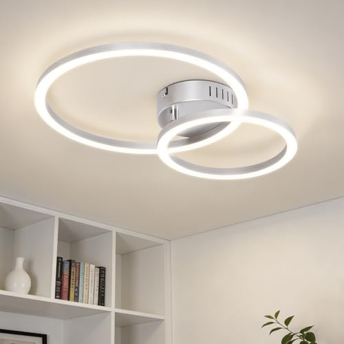 Homefire LED Deckenlampe Wohnzimmer Deckenleuchte 4000K - 40cm Küchenlampe