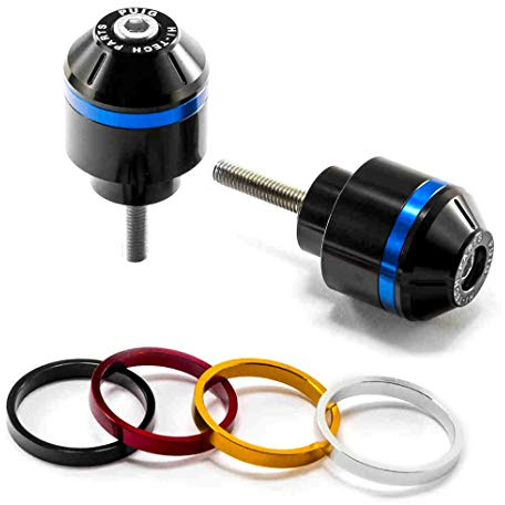 Puig 9374N Short Bar Ends With Ring model specific design, Black