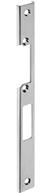 WILKA Schließblech U-förmig Falle und Riegel, rechts, 245 x 24 x 6 mm, Edelstahl