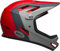 BELL Unisex Sanction Mtb Full Face Helmet, Presences Matte Crimson/Slate/Grey, L 58-60cm UK