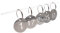 NanTun 304 Stainless Steel Key Tags with Ring 20 pcs, 30mm Hollowed Number ID Tags Key Chain, Numbered Key Rings - 1 to 20