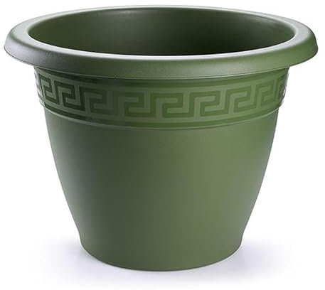 PLASTIC FORTE, Maceta, VERDE, Grande