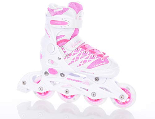 TEMPISH Mädchen Schlittschuhe / Inline Skates CLIPS Duo Girl, rosa-weiß, 29-32, 13000008254