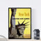 Nacnic Vintage Poster Vintage Poster Amerika. Freiheitsstatue. A3 Größe