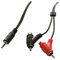 PremiumCord Câble de Connexion Jack 3,5 mm sur 2 fiches RCA mâles + 2 Prises RCA Femelles, mâle vers mâle + Femelle, Longueur 2 m
