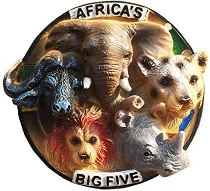 Wild Animals South Africa Kenya Tanzania Uganda Fridge Magnet Souvenir Gift Home Kitchen Refrigerator Decoration Magnetic Sticker Collection