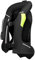 ZZJCY Chaleco Airbag Profesional para Motocicleta, Chaleco Airbag con Tira Reflectante para Motocross, Chaqueta Airbag Moto, Protege Espalda, Cintura, Caderas, Vértebras Cola,Negro,L