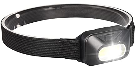 Stirnleuchte, Kopflicht Lampe, Ultrahelle LED Kopflampe, LED Stirnlampe, Wetterfeste Outdoor Stirnlampe, Stirnlampe COB, Kopflampe, Headlamp, Stirnlampe Akku, Nachtangeln Kopflicht, Schwarz