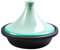 Casseroles avec couvercles Tajine de Cuisson sans Plomb, marmite à tajine en Fonte émaillée avec Couvercle en céramique 10,6 marmite à tajine (Bleu)