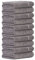Luckytowel 10er Set Duschtücher 70x140 cm 100% Baumwolle, 600g/m² Oeko-Tex Duschtuch-Set 10er Pack Grau