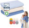 furora BABY Mulltücher Baby 80x80 cm XL groß | super Soft Musselin, Bio-Baumwolle, Oeko-TEX 100: schadstofffrei | Musselintücher Baby Spucktücher Mullwindeln, Mädchen, Junge, Neugeborene