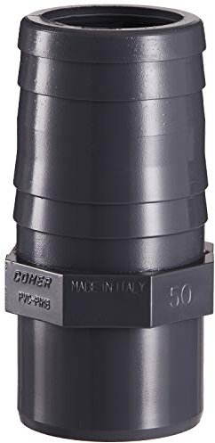 LionFlex Raccord de tuyau de pression en PVC - Raccord de tuyau de piscine - Pour étang - Raccord de tuyau sous pression en PVC DN 50 mm