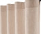 Fensterpaneele Vorhang in Leinen Flachs-Strukturiert 50x96 Natur, 2er Set, Bauernhausvorhang, Schlaufenvorhänge, Raumverdunkelungsvorhänge, Vorhänge für Wohnzimmer, Streifenvorhang 2er Set