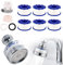 Bahan alamy Wasserfilter Wasserhahn Drehbar Wasserhahnfilter mit 6 pcs PP-Baumwolle Filterelement Und Universaladapter für Spüle, Küche, Badezimmer