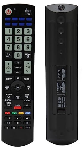 Universal TV Remote Control, ERC 8 IN 1 IR Universal Remote for Europe, Replacement Remote Control for Damaged or Old One, 2 X AAA Batteries (Not Included)