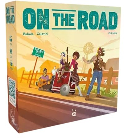 HELVETIQ, On the Road – Gesellschaftsspiel ab 8, Spannendes Musikfestival-Brettspiel, Musikalische Tour & clevere Strategie, Familienspaß garantiert, Für 2–4 Spieler ab 8 Jahren