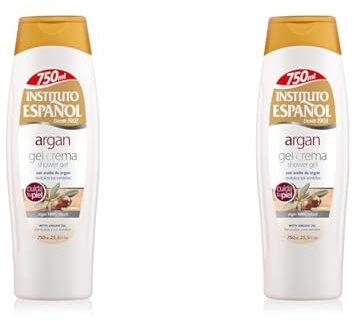 Gel de Baño Argan - Instituto Español 750 ML (Paquete de 2)