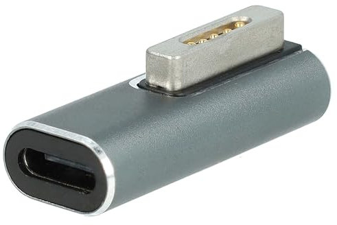 vhbw Adapter USB Typ C auf MagSafe 2 kompatibel mit Apple MacBook Pro (Retina, 13, 2012-2015) Notebook, Laptop - 3 x 1,2 x 0,7 cm, min. 20 W