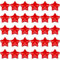 ZDZBLX Cute Star Fridge Magnets, 30 Pcs, Red, Plastic, Strong, Mini, Notice Board Magnets
