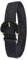 HANGSU Cintura intrecciata in rattan da donna, cintura larga in vita, cintura bohémien, con fibbia semicircolare, Nero , 112cm