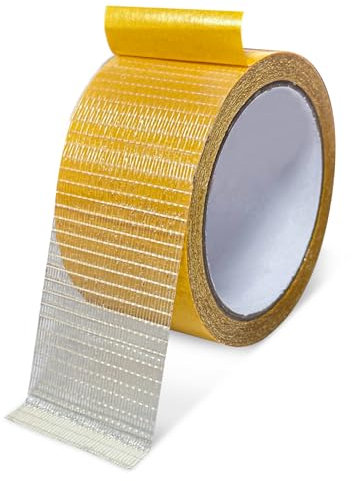 Birllaid Multifunktionales durchsichtiges Klebeband für Kleidung, doppelseitiges Teppichklebeband Heavy Duty 5cmx10m Starkes doppelseitiges Klebeband mit hoher Klebkraft