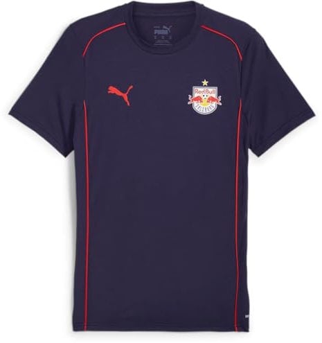 Puma RB Salzburg T-Shirt Casuals Navy RBS Fan Jersey Soizburg Tee, Größe:XL