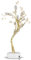 Irishom Tree Lamp Night Light with 36 Golden Leaves - USB & Battery Operated, Touch Switch, 2 Light Modes for Home Decor, Office, Party