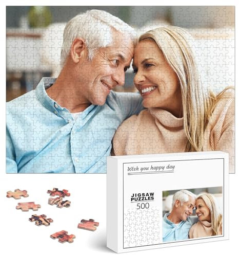 AIFLM Puzzle Personalisiert Mit Eigenem Foto 200/300/500/1000/2000/3000 Teil Persönliche Puzzles Mit Eigenem Bild Geschenk