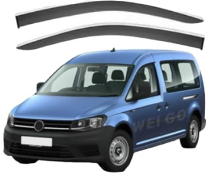 Lgtcjzfw Windabweiser Passend Für Volkswagen Caddy VW Caddy MK3-2K 2005-2019, Ästhetisches Design, Langlebig & Robust, Leichte Installation