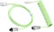 WUUISDNX Game Keyboard Data Cable For Mechanical Keyboard Coiled Cable Aviation Plug Data Cable ABS DIY Aviation Plug Cable USB, green