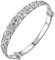 Magnetische Armbänder Mit Buchstabe Zierliches Silber Armband Sterling Silber Gypsophila Armband Modeschmuck Silber Armreif Süße Armbänder Ästhetisch (Silver, One Size)