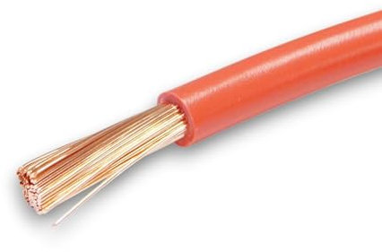 Red & Black Battery/Starter/Welding Flexible PVC Cable Wire 110/170/345 Amp 16mm 25mm 35mm by MKGT® (10mm² Red, 4 Meters)