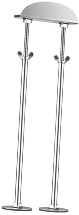 LOVIVER Soporte de Fregadero de Cocina, Base para Lavabo Bajo Encimera, Soporte Ajustable de Acero Inoxidable para Lavado de Manos, M