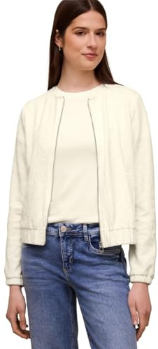Street One Studio Damen Blouson mit floraler Struktur und Zipper