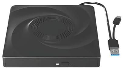 Générique Lettore masterizzatore Blu-ray 3D esterno, USB 3.0 e Type-C, compatibile con Windows 11/10/8, MacOS, Linux, portatile, con custodia per il trasporto