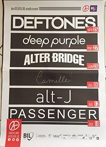 Deftones / Deep Purple – 2017 – 60 x 80 cm – Poster