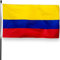 DANF Kolumbien-Flagge, 90 x 150 cm, dickes Polyester, lichtbeständig, Messingösen, Leinwandkopf, doppelseitige kolumbianische Nationalflaggen, 90 x 150 cm